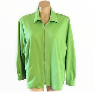 Links 3X Bright Green Jacket With Pockets